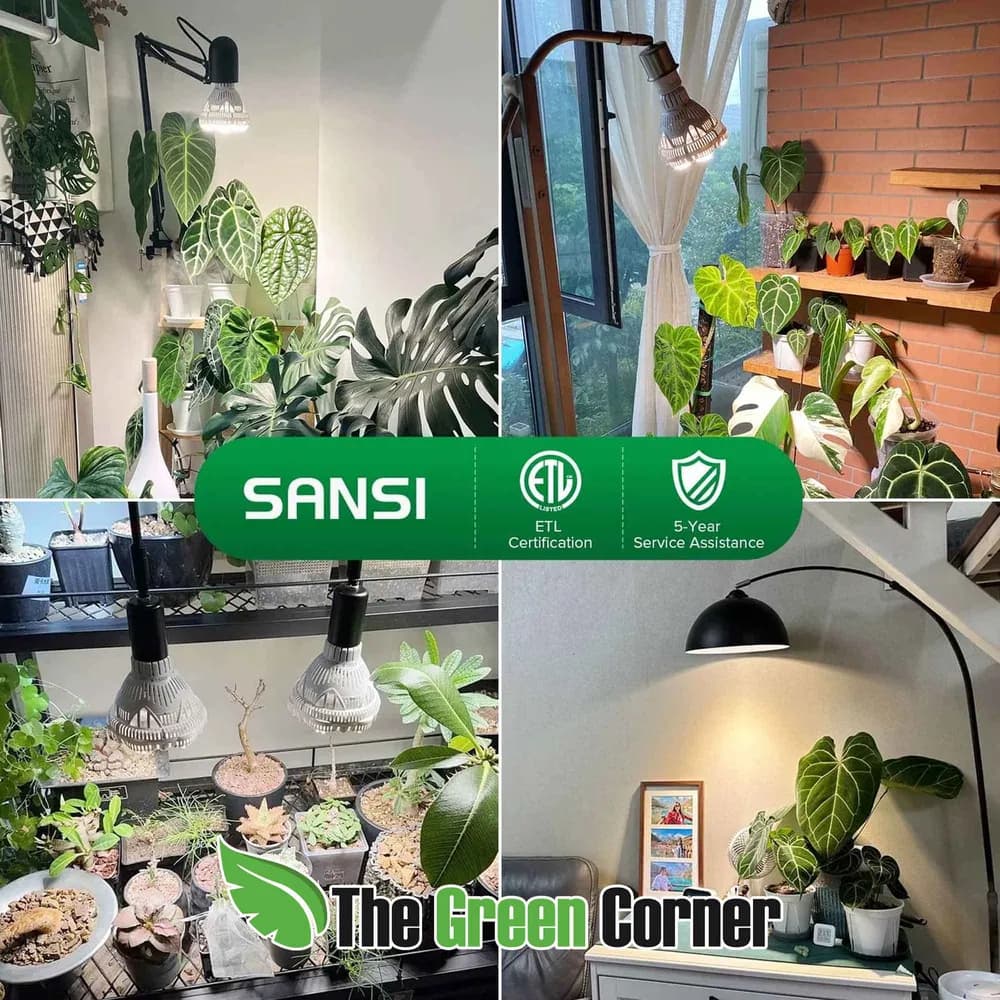 Bombilla LED de Cultivo SANSI BR30 36W (Rosca E27, Espectro Completo)