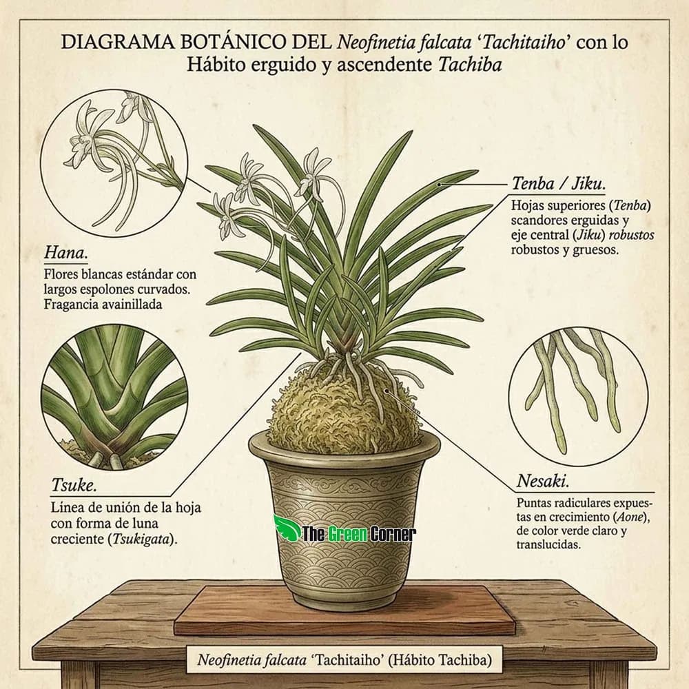 Neofinetia falcata 'Tachitaiho'