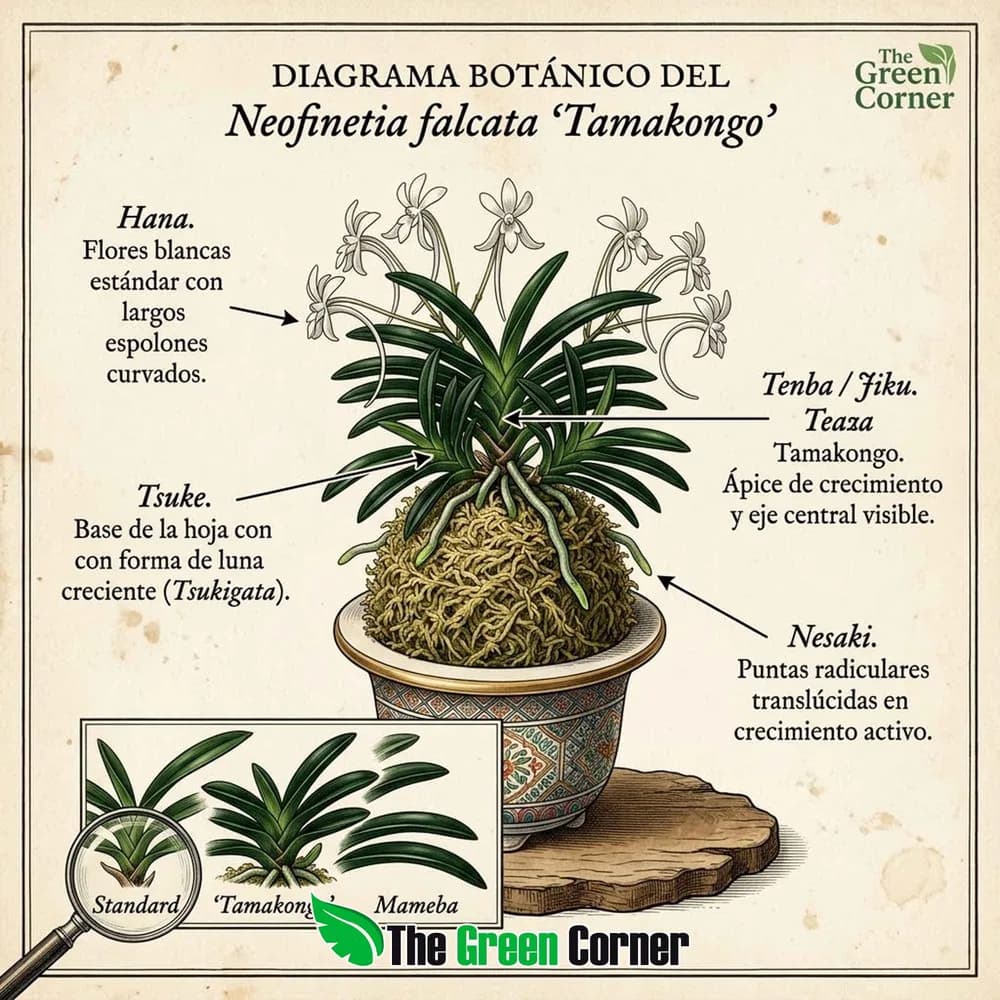 Neofinetia falcata 'Tamakongo' 2