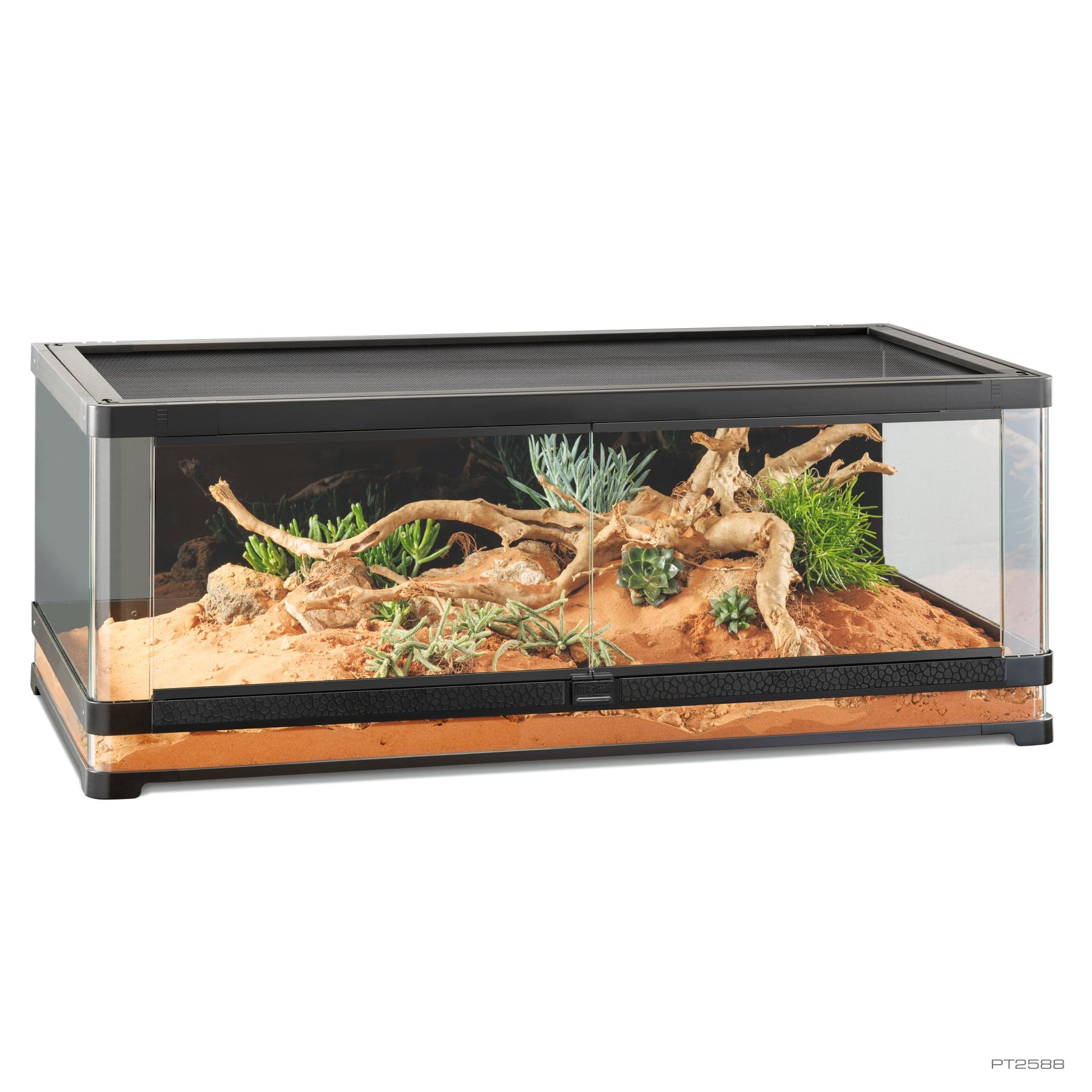 Terrario de Cristal Panorámico Vista Exo Terra — 60x45x45cm