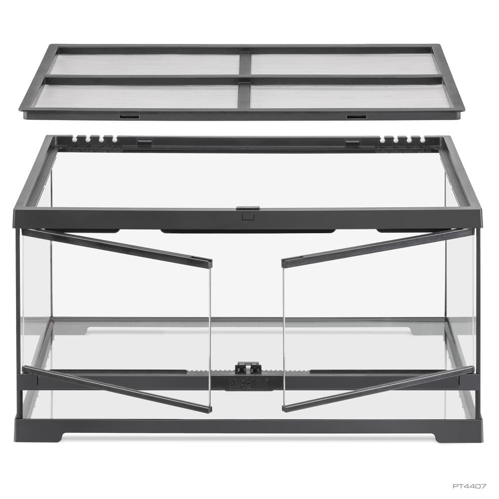 Pro Terrarium de Cristal Exo Terra Mediano 60x45cm — 60x45x30cm