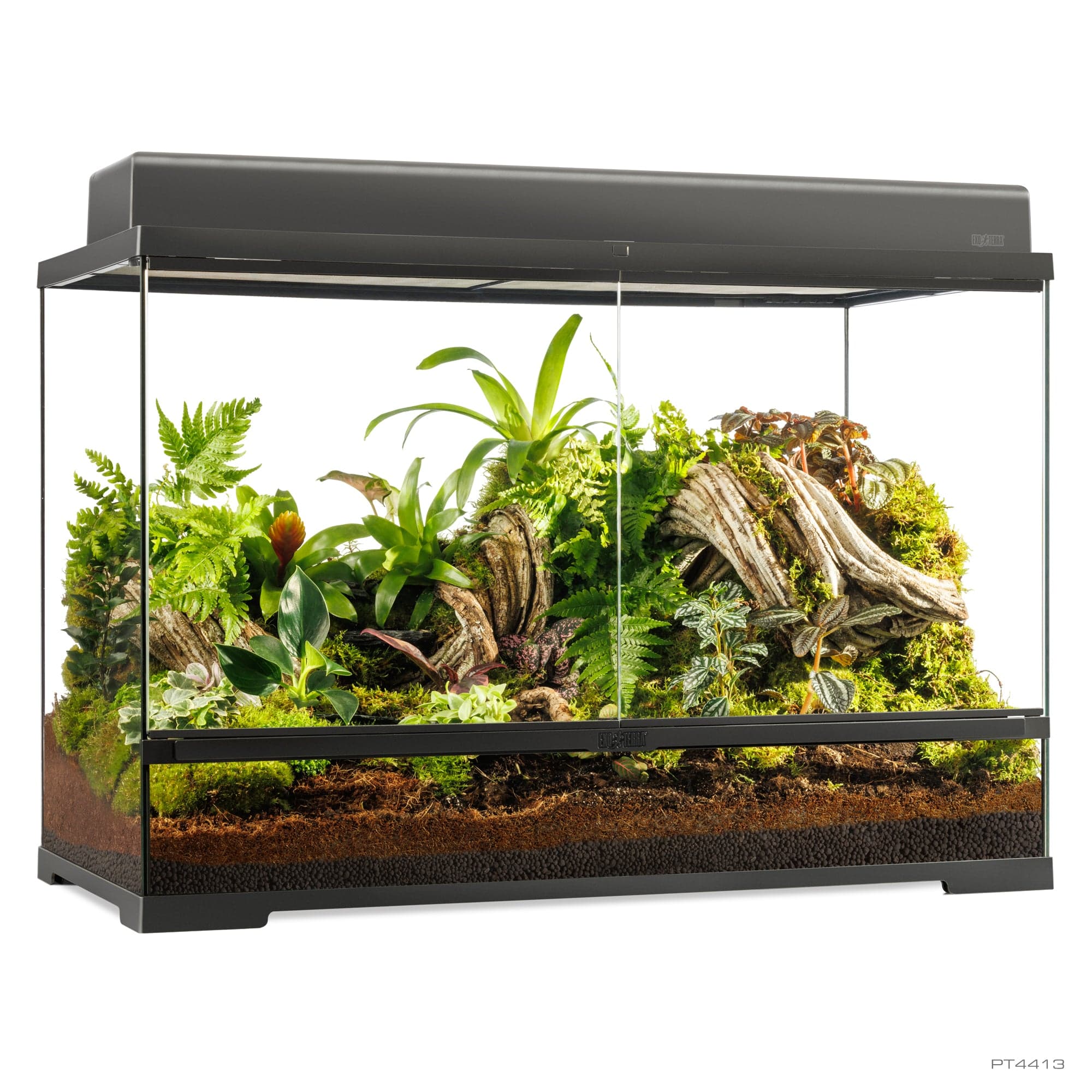 Pro Terrarium de Cristal Exo Terra Grande 90x45cm — 90x45x60cm