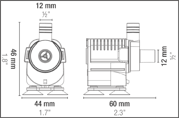 Bomba Syncra Nano Wet &amp; Dry 140 – 430 L/h 3