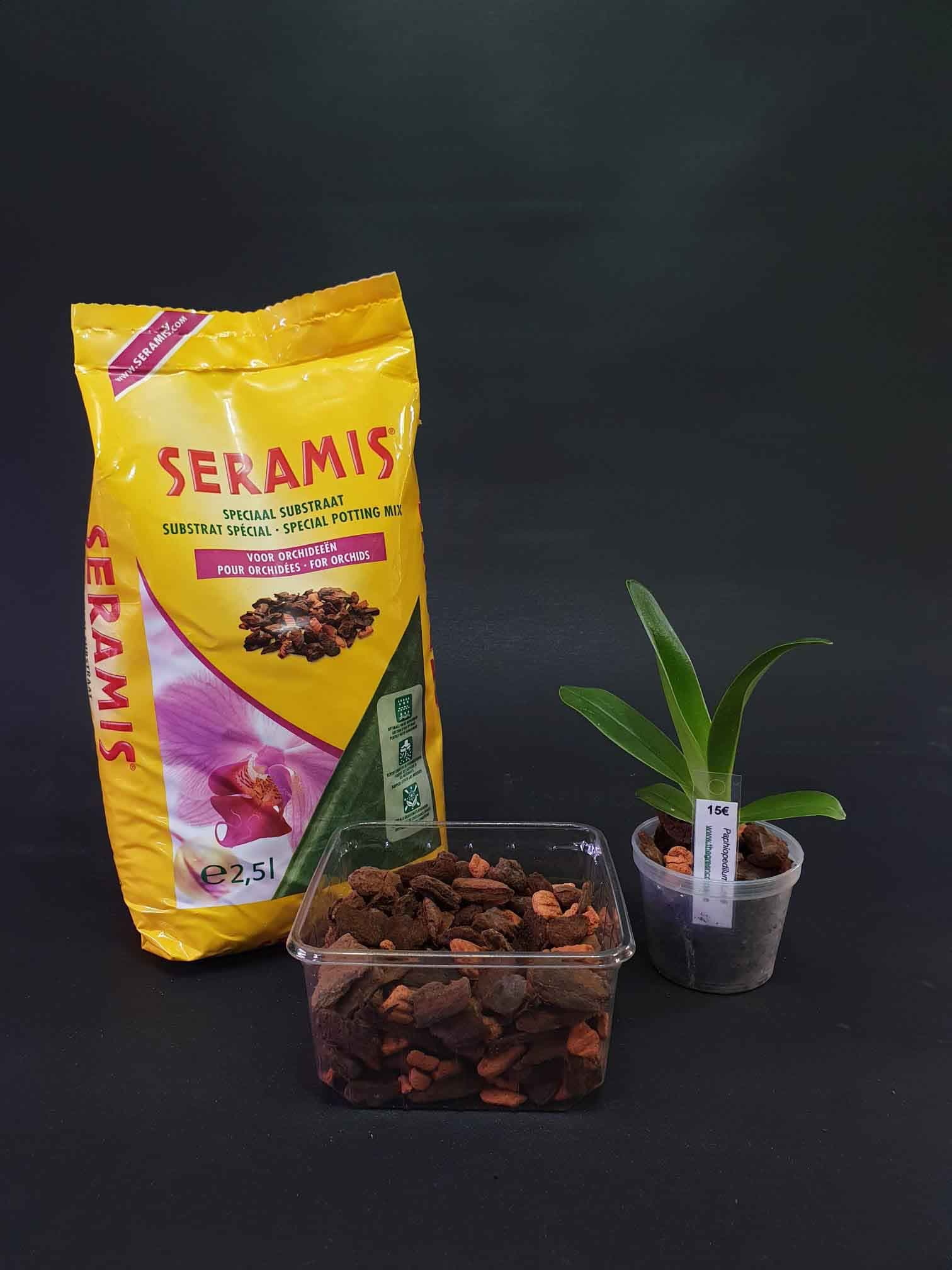 SERAMIS sustrato especial para orquídeas -2,5Litros