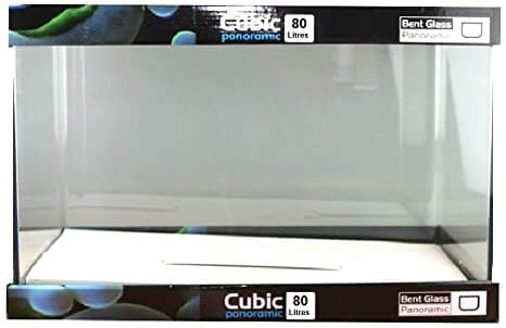 Acuario Blau Cubic Aquascaping 80. Un acabado de calidad para acuarios de paisajismo. Silicona transparente y cristal ultra claro.