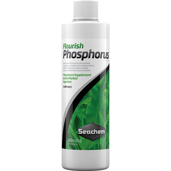 FLOURISH PHOSHORUS™ es una solución segura (4500 mg / L de fosfato) de fosfato de potasio que repone el fosfato usado.