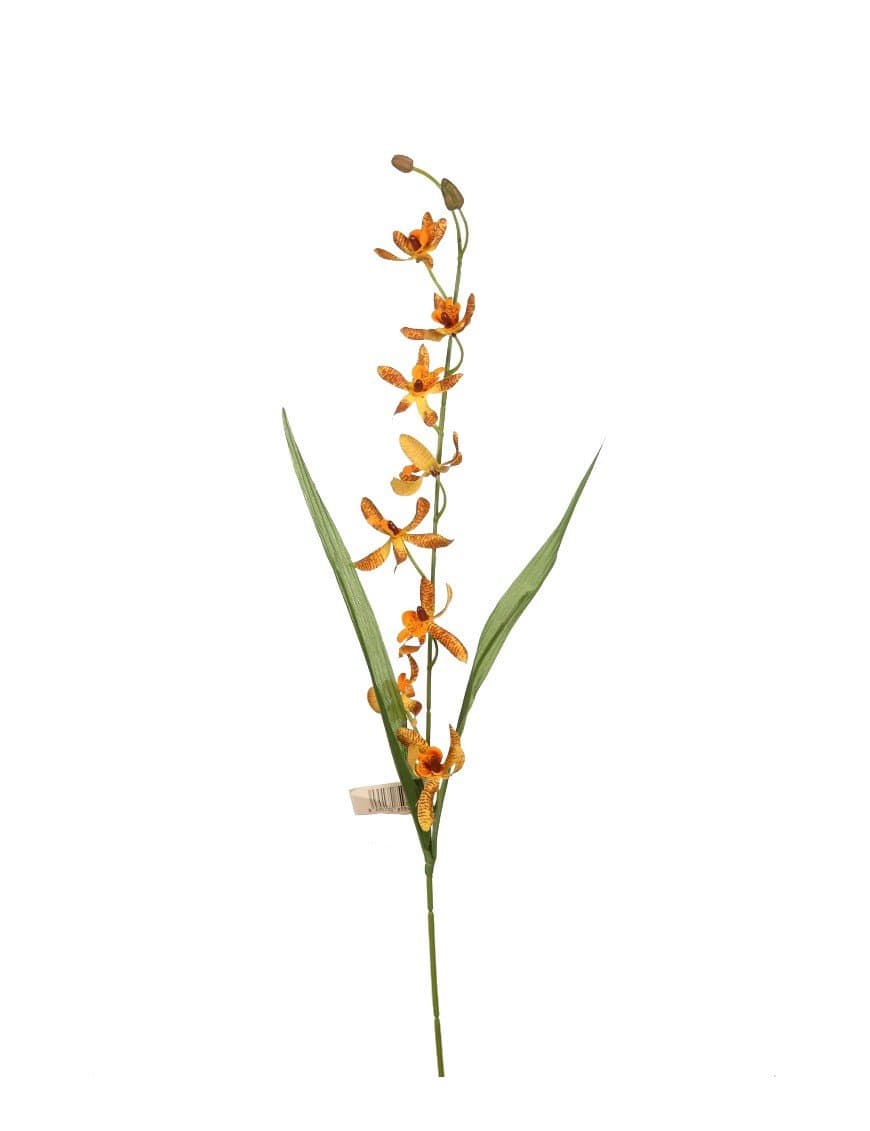 Haz la mejor selección de planta artificial con esta vara orquídea danzante en color amarillo por su aspecto liviano de sus flores.