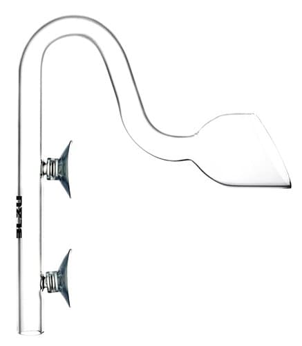 Pipa de salida Blau trumpet. preciosa pipa de cristal para decorar nuestros sistemas