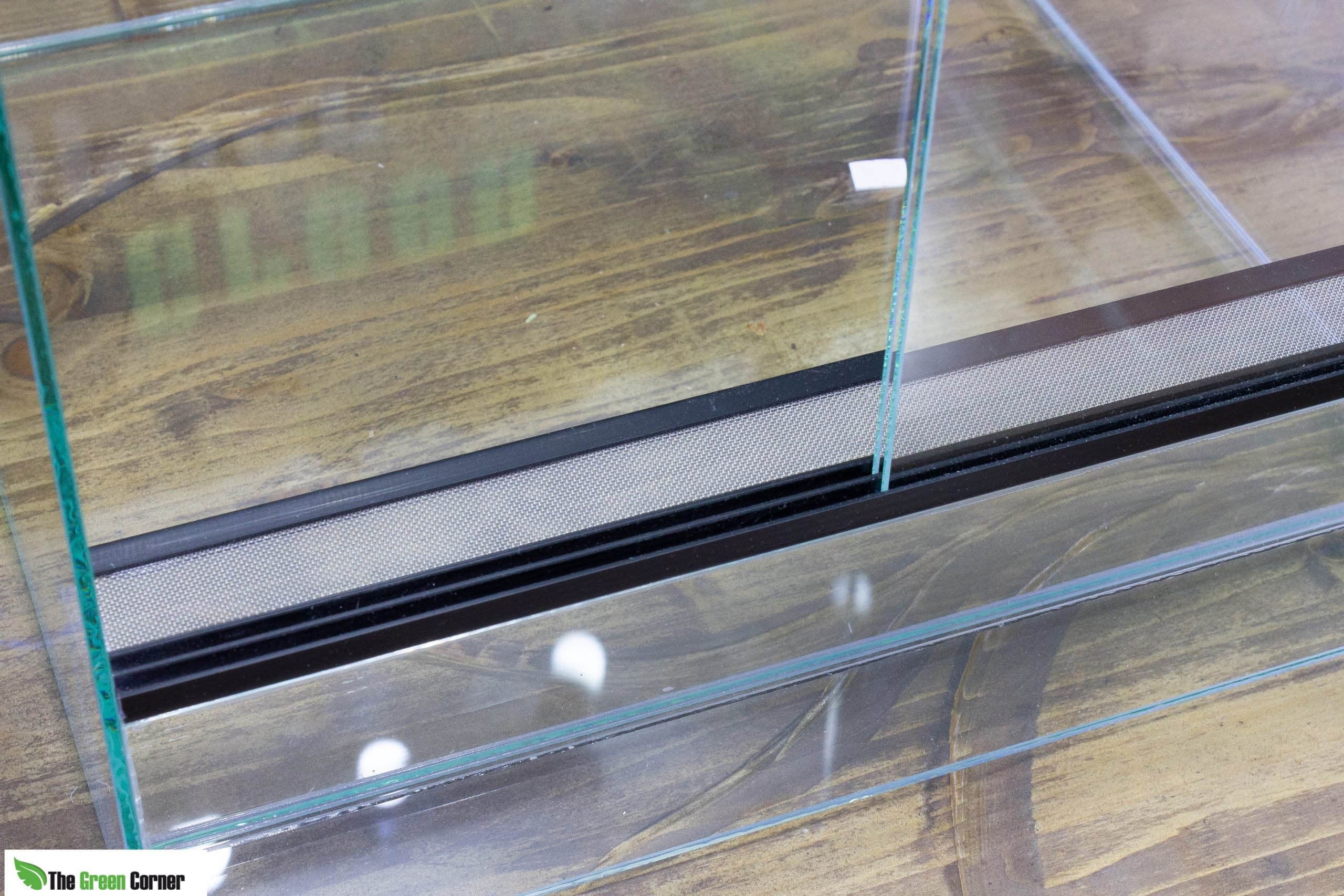 Terrario 80x40x40 ventilación acero inoxidable 4