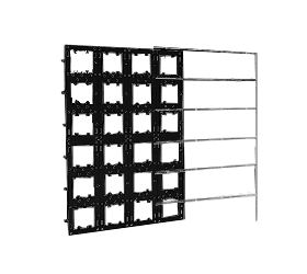Jardín vertical modular doméstico o profesional NaturPots® 4
