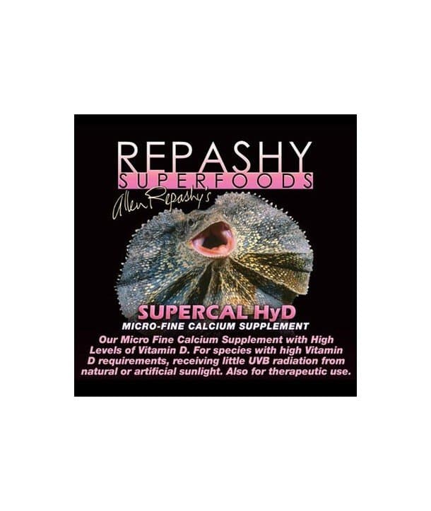 Suplemento calcio y vitaminas Repashy: Calcio muy fino con altos niveles de vitamina D para animales con altas demandas de la misma