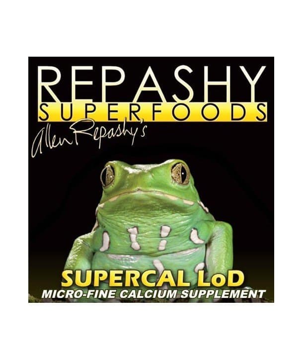 Suplemento de Calcio para reptiles muy fino para especies sensibles a la vitamina D3 y que reciben una radiación moderada de UVB.