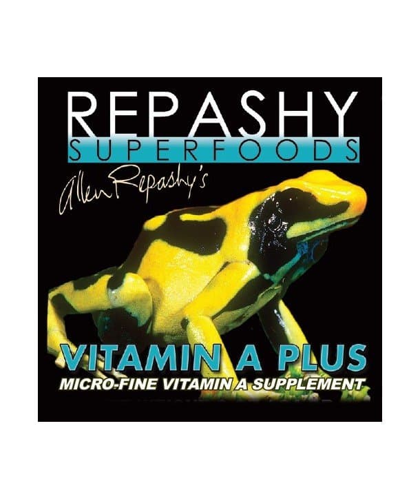 Suplemento de vitaminas repashy para reptiles con alto indice de vitamina A imprescindible para dendrobates y camaleones