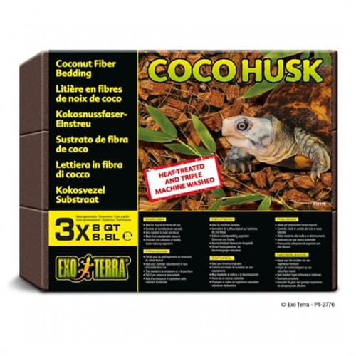Sustrato coco husk exo terra 3 x 8