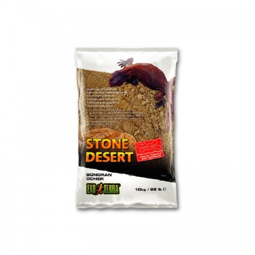 SUSTRATO STONE DESERT: Impresionante sustrato desertico de la marca exo terra. Genera tus cuevas y tu paisaje desertico de una forma sencilla.