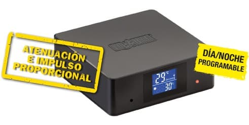 Termostato 600W e higrometro (100W) Exo Terra con conexion doble
