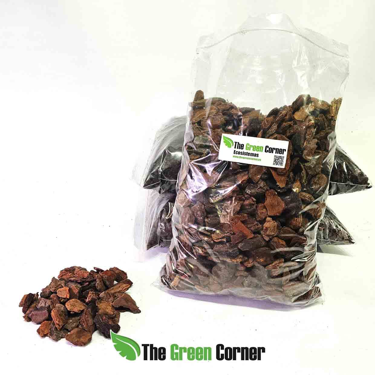 Corteza de pino premium 5 litros 15-25mm 3