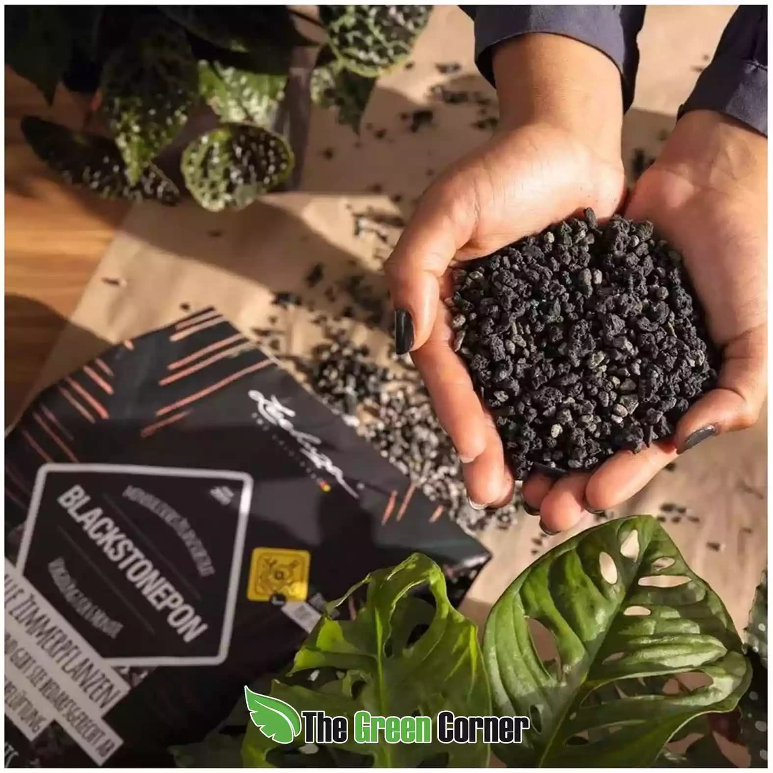 LECHUZA - Black Stone Pon 6L