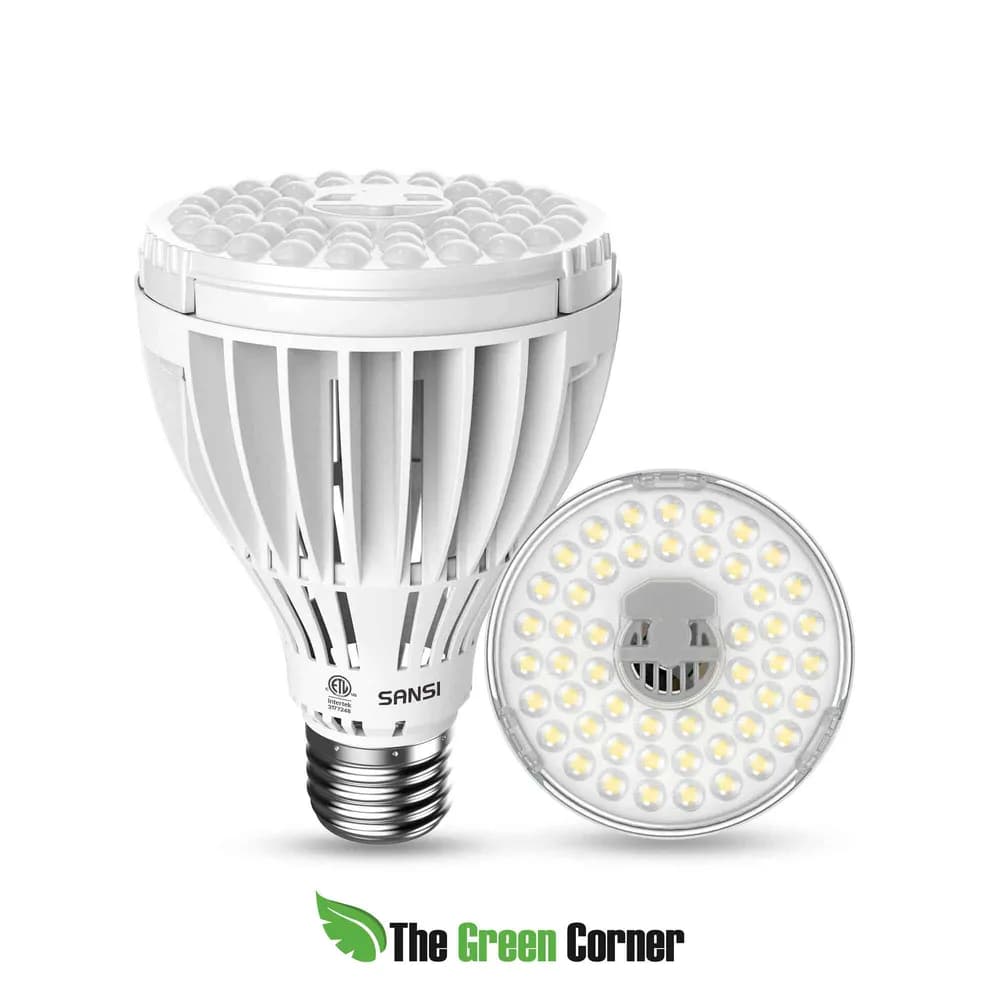 Bombilla LED de Cultivo SANSI PAR25 24W (Rosca E27, Espectro Completo)
