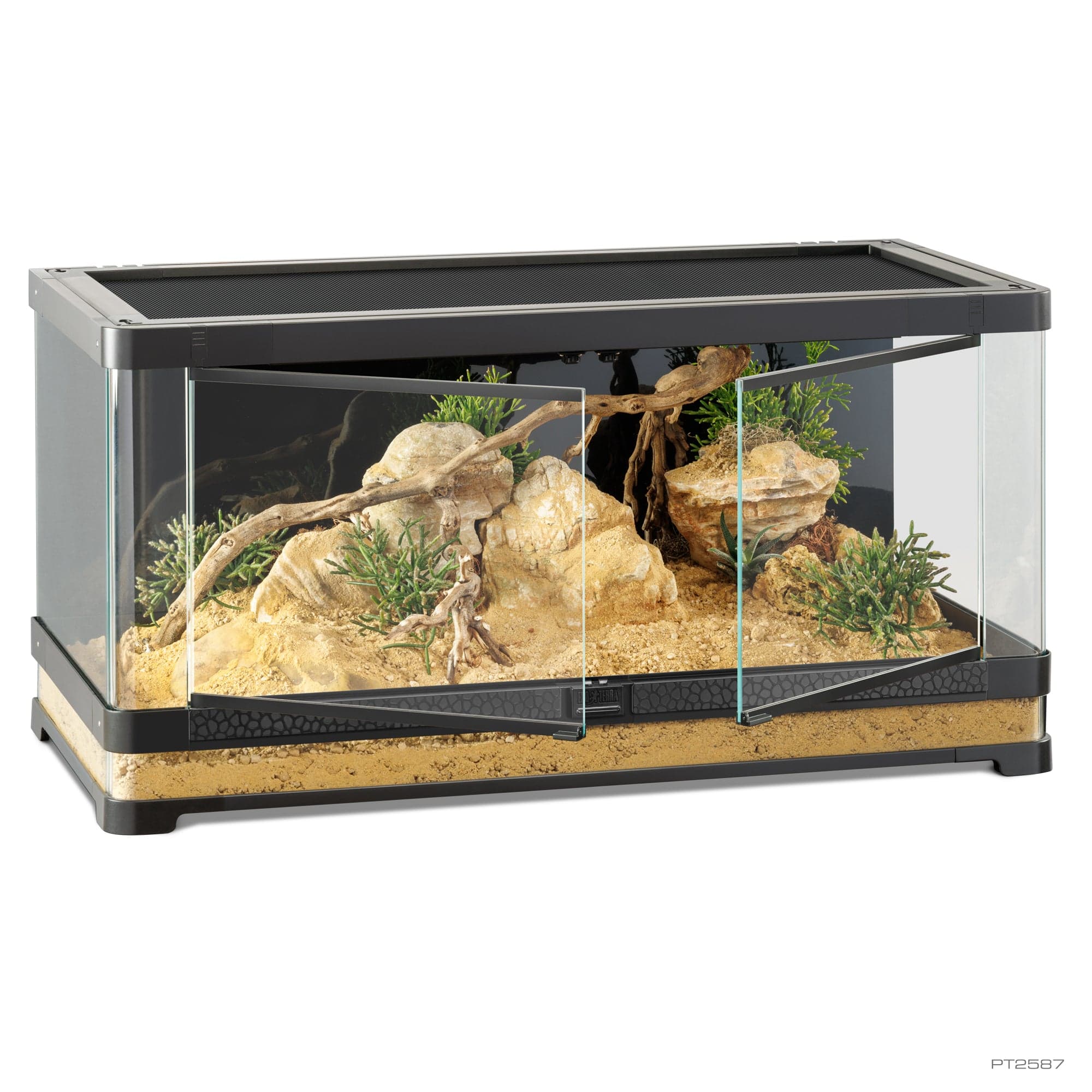 Terrario de Cristal Panorámico Vista Exo Terra — 90x45x45cm