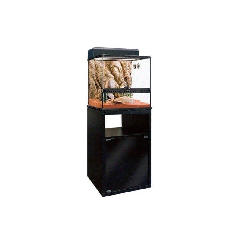 MESA PARA TERRARIOS CON PUERTA CRISTAL Pequeño - 45x45x70,5cm-