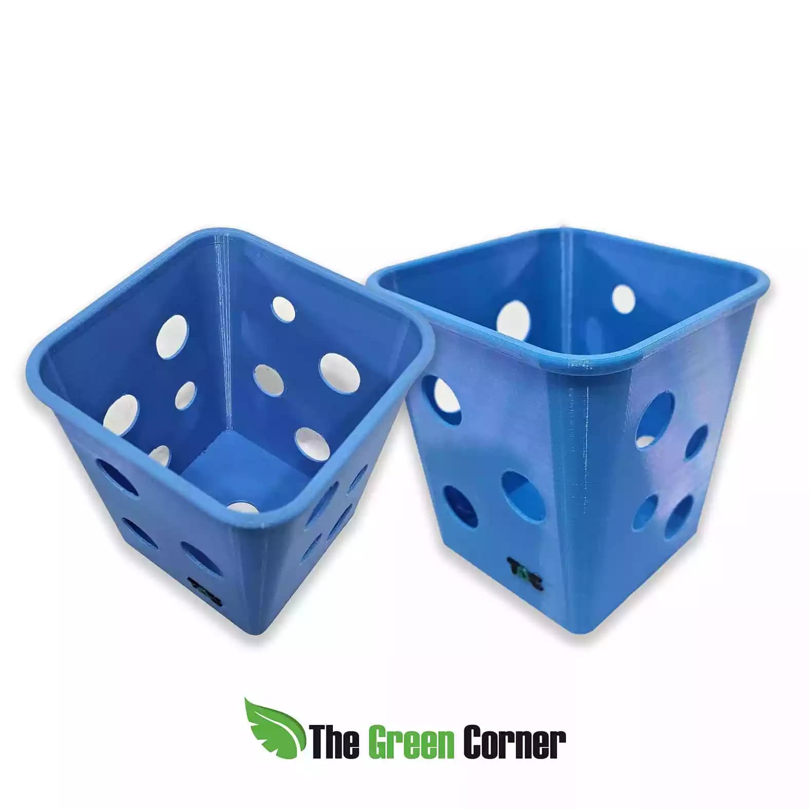 Maceta de PLA con orificios Grande Azul