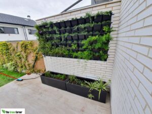 Jardin Vertical Natural de exterior para vivienda particular