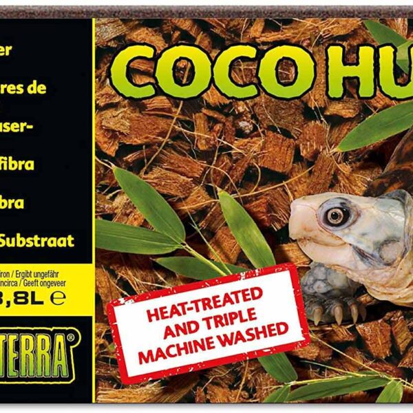 8L hecha con fibra de cáscara de coco comprimida en cubos de plantaciones del Asia tropical.