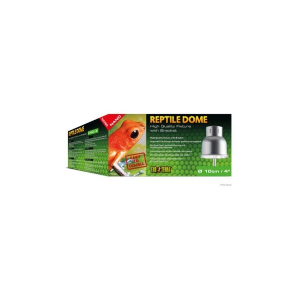 PORTALÁMPARAS REPTILE DOME NANO EXO TERRA: El Reptile Dome Nano de Exo Terra es un portalámparas de alta calidad diseñado para los terrarios más pequeños