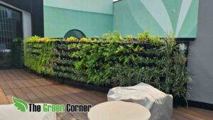 Jardin Vertical Natural en Atico